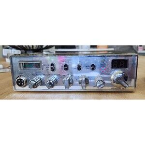 Vintage General Lee AM/FM Transceiver CB Radio w/Astatic 636L Microphone